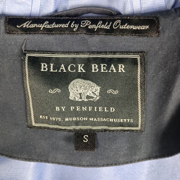 Penfield Jacket Men Small Blue Black Bear Utility Barn Chore - Picture 2 of 8
